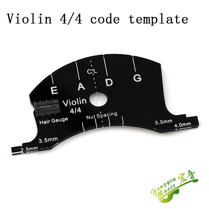 Violin code template instrument making tool Cutting template piano code grinding tool assembly tool piano making tool: Violin Four quarters