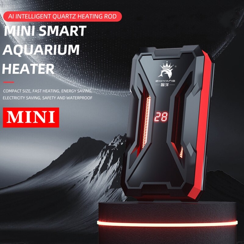 Aquarium Submersible Heater Fish Tank LCD Display Digital Adjustable Water Heating Rod Constant Temperature Control