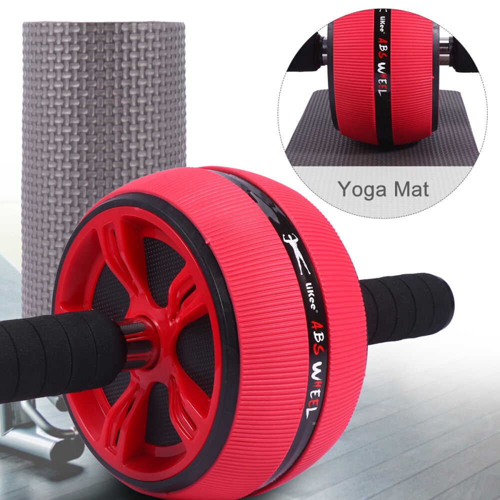 Fitness Wiel Grote Mute Home Fitness Wiel Apparatuur Eenvoudige Nuttig Duurzaam Abdominale Fitness Roller Voor Vrouw Man (Enkele Rol