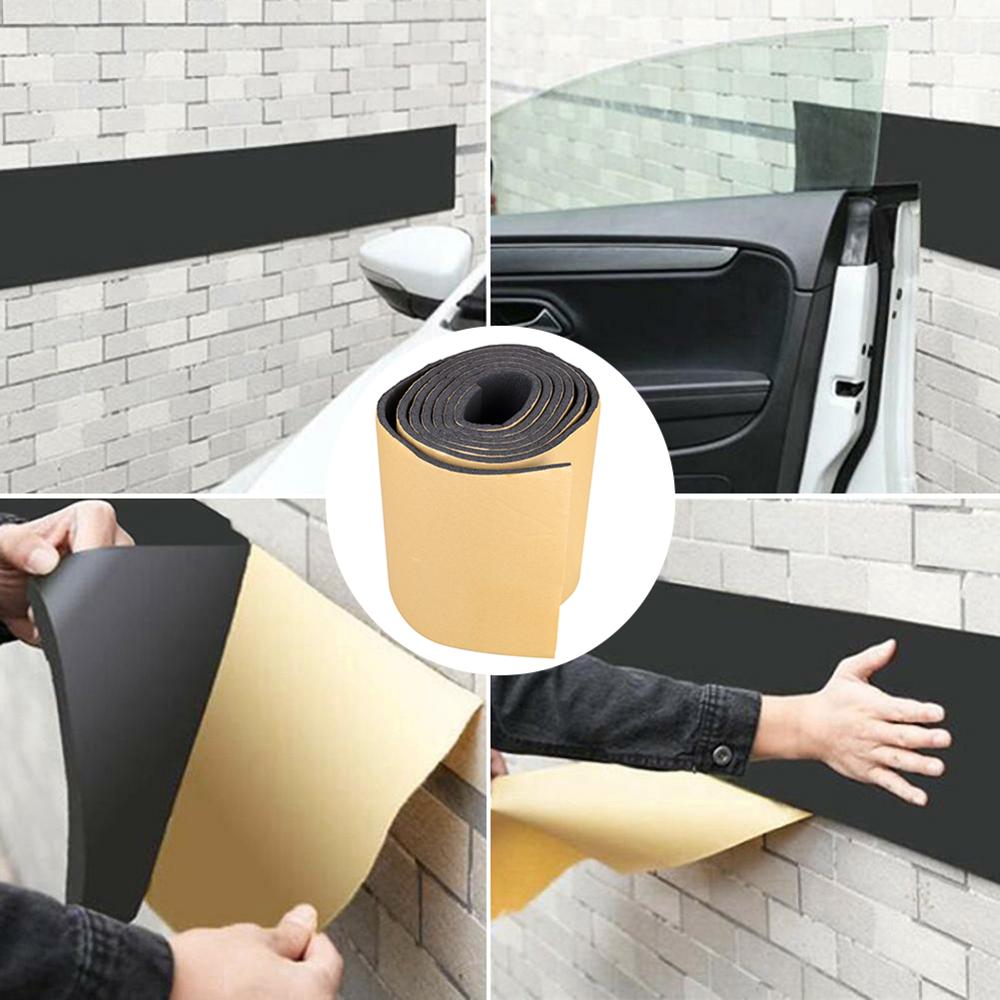 Bildörrskydd garagevägg stötfångare gummiklistermärke parkering hörnlister hemväggskydd bilstyling biltillbehör
