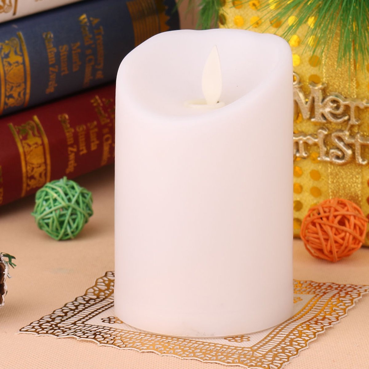 Romantic LED Electric Battery Powered Tealight Candles Flameless For Christmas Wedding Decoration Warm White LED Candle