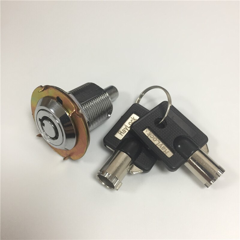 Raylock pin mechanism anti-rust cylinder lock zinc alloy push lock keyed press lock tubular key telescopic lock