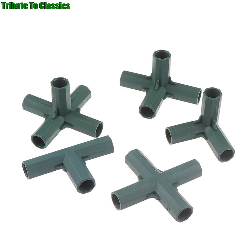 Cadre de serre robuste, raccord Stable, connecteur à Angle droit, 3, 4, 5 voies, outil de jardin, 16mm, 5 Types
