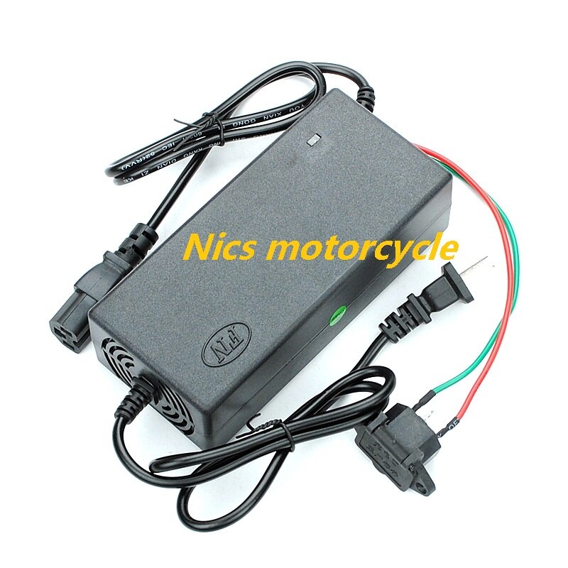 60v 2.0A lithium battery charger + socket for electric motorcycle electric scooter wide tire car charger