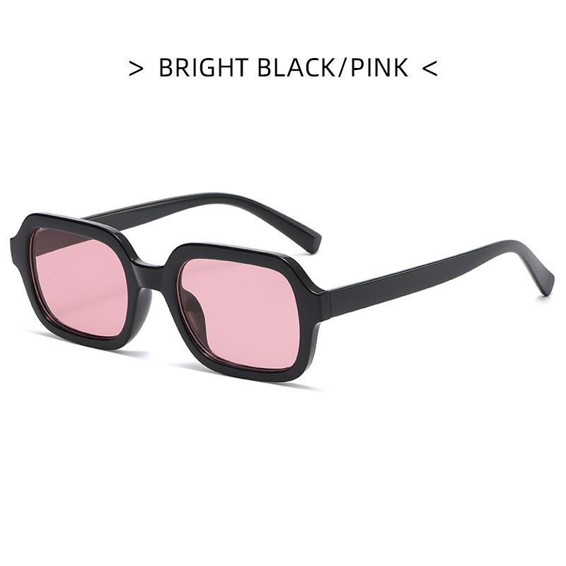 Vwktuun Jahrgang damen-sonnenbrille, kleines quadratisches modell,  uv400 farbenfrohe Straße-sonnenbrillen für damen: Lila