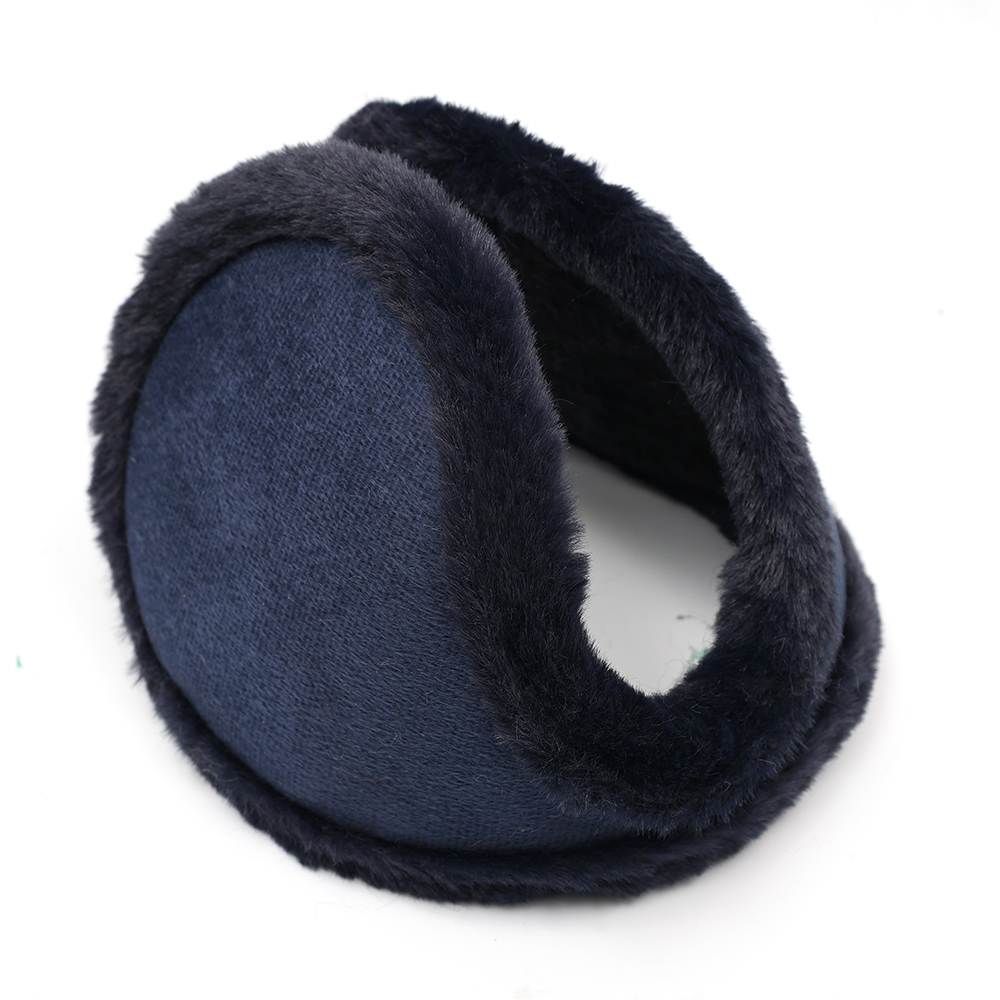 Soft Plush Earmuffs Winter Warm Unisex Thicken Ear Cover Protector Women Men Solid Color Ear Mask Warmer Outdoor Cycling Earflap: SKY BLUE