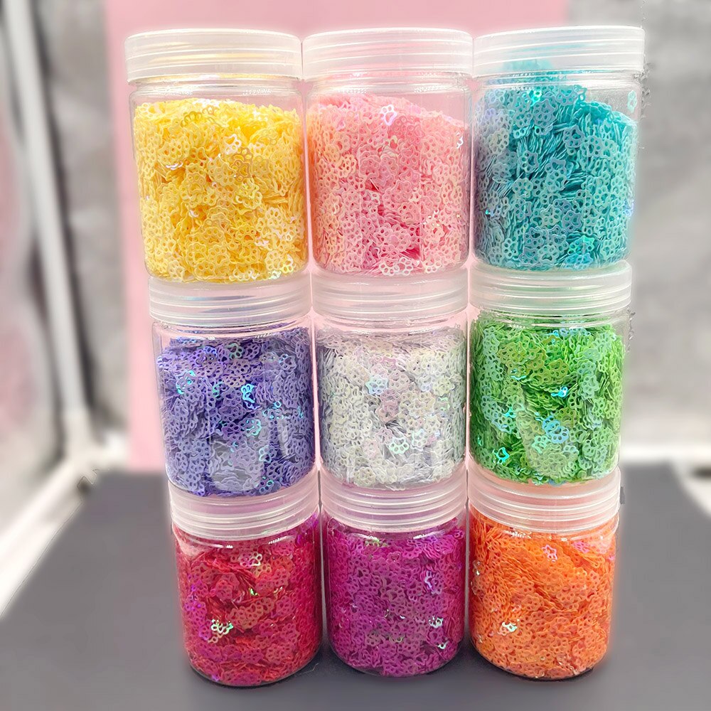 1 Doos Kat Poot Vorm Glitter Pailletten Voor Ambachten Diy Naaien Pailetten Nagels Arts Manicure Sequin Wedding Christmas Decor Confetti