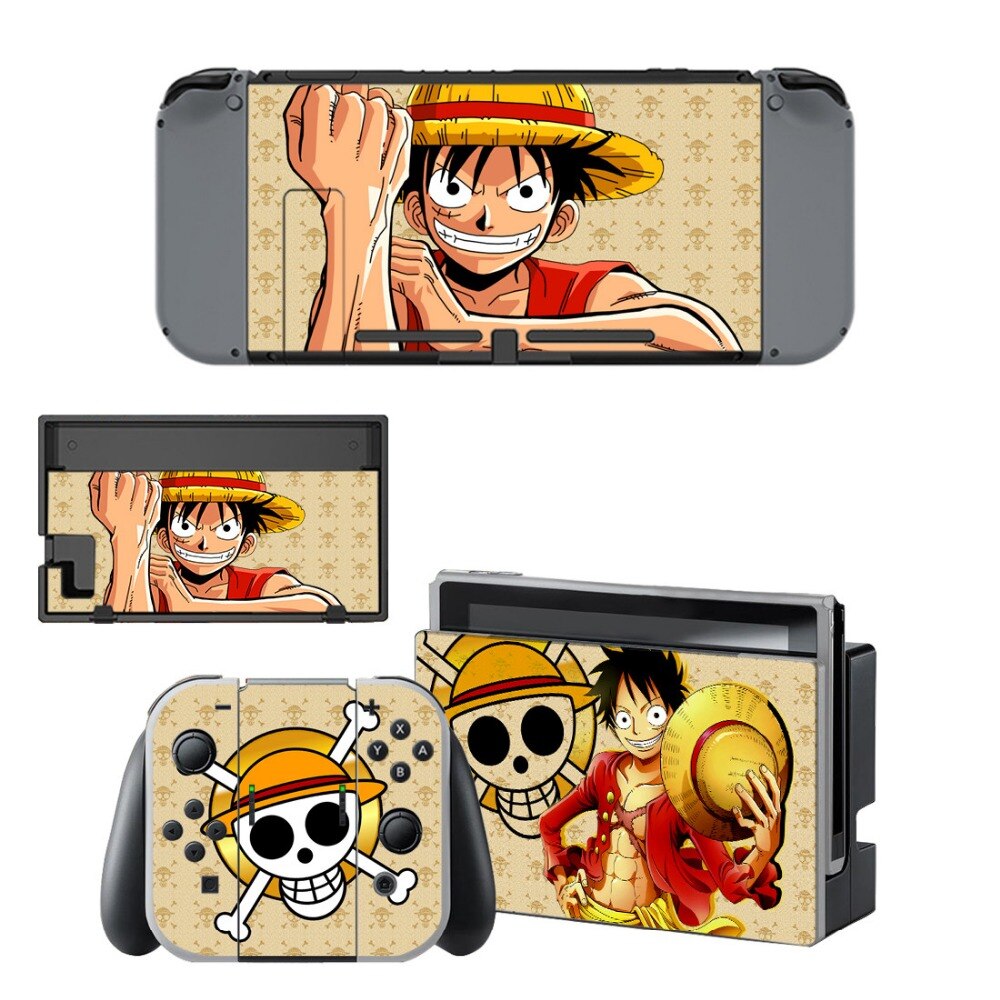 Game Sticker For One Piece For Nintend Switch Console And Controlle Protective Skin Vinyl Decals Dust-proof