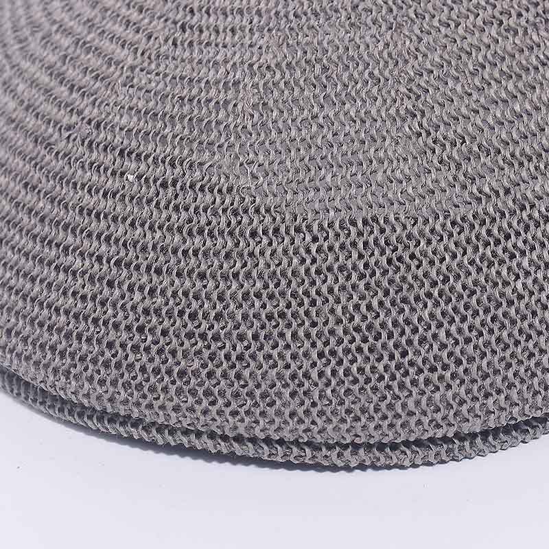Boina, gorro de primavera verano para hombre y mujer, sombrero de gorra plana Ivy con rejilla transpirable para hombre y mujer, Boina de papel plano liso