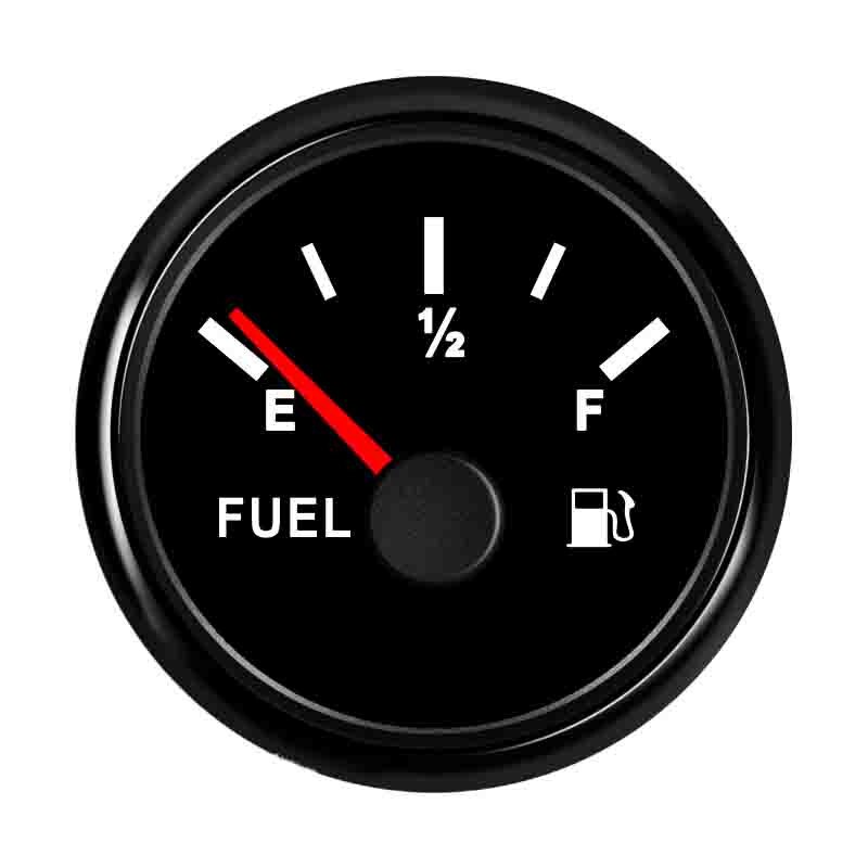 Medidor de nivel de combustible de 0-190 ohm, 240-33ohm, 150mm, 200mm, 300mm, Sensor de nivel de agua, indicador de tanque de combustible para barco, coche, camión: Black 240ohm