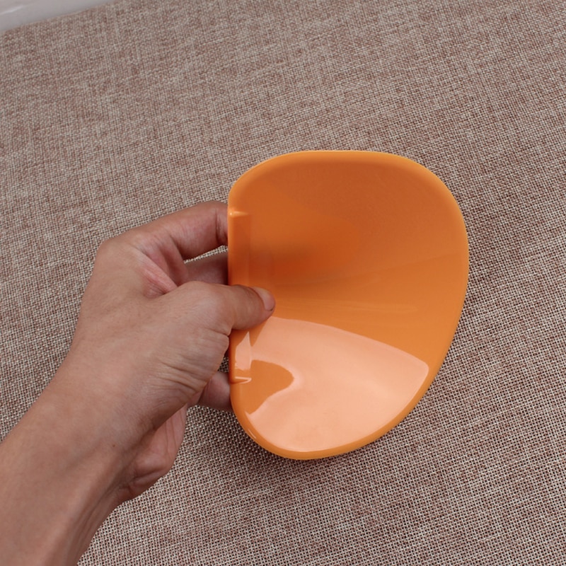 Spatule à gâteau et pâte en plastique Flexible et demi-cercle, coupeur de pâtisserie, 15.8cm * 10.5cm, MF142, 1 pièce
