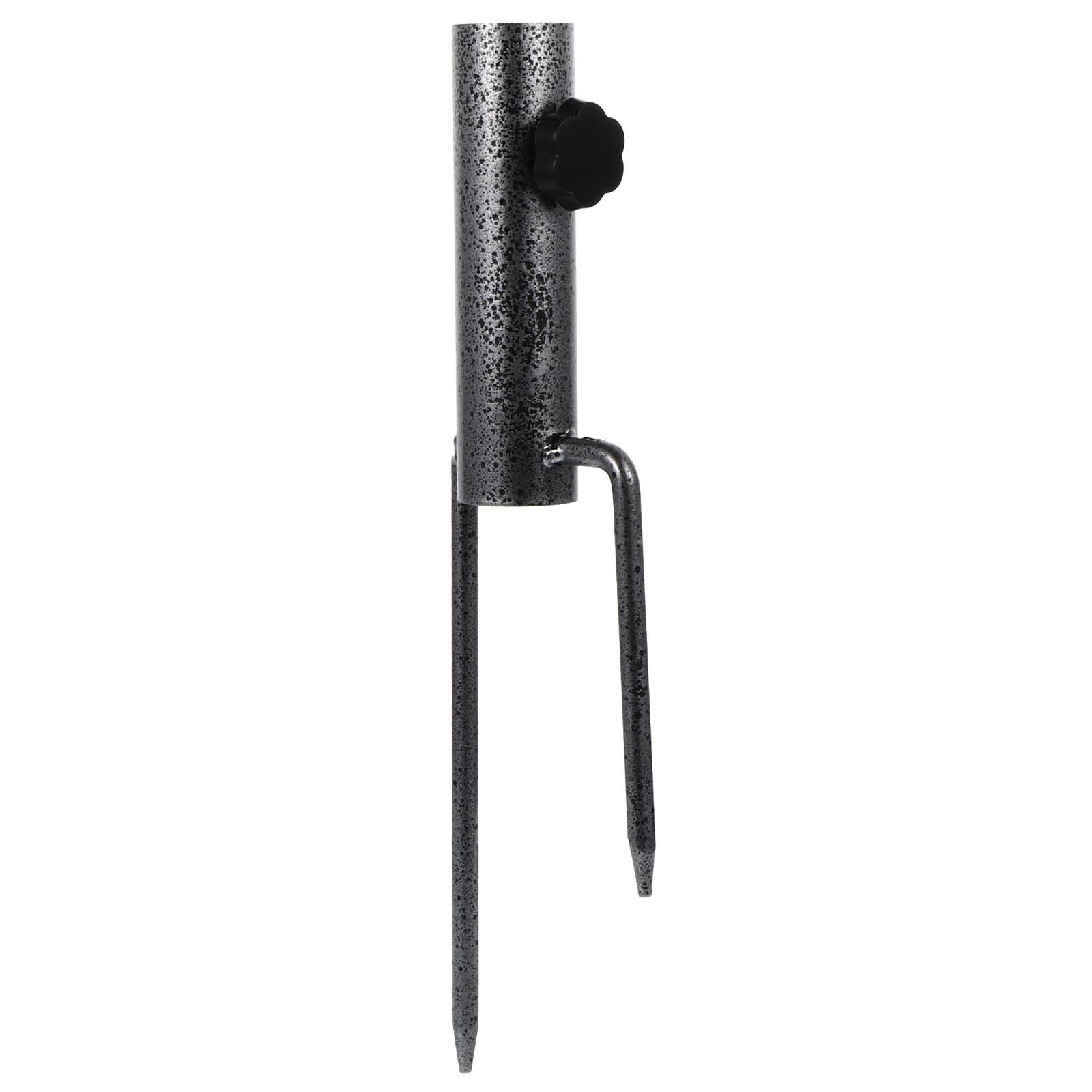 Iron Plastic Beach Umbrella Anchor Heavy Duty Sand Grabber Outdoor Patios Resorts Vacation Homes Bases Stands Ground Plug