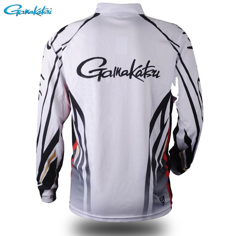 Gamakatsu Clothing Long Sleeve Fishing Clothes Outdoor Sprots Sunscreen Breathable Ultrathin Summer Anti-UV Fishing Shirt