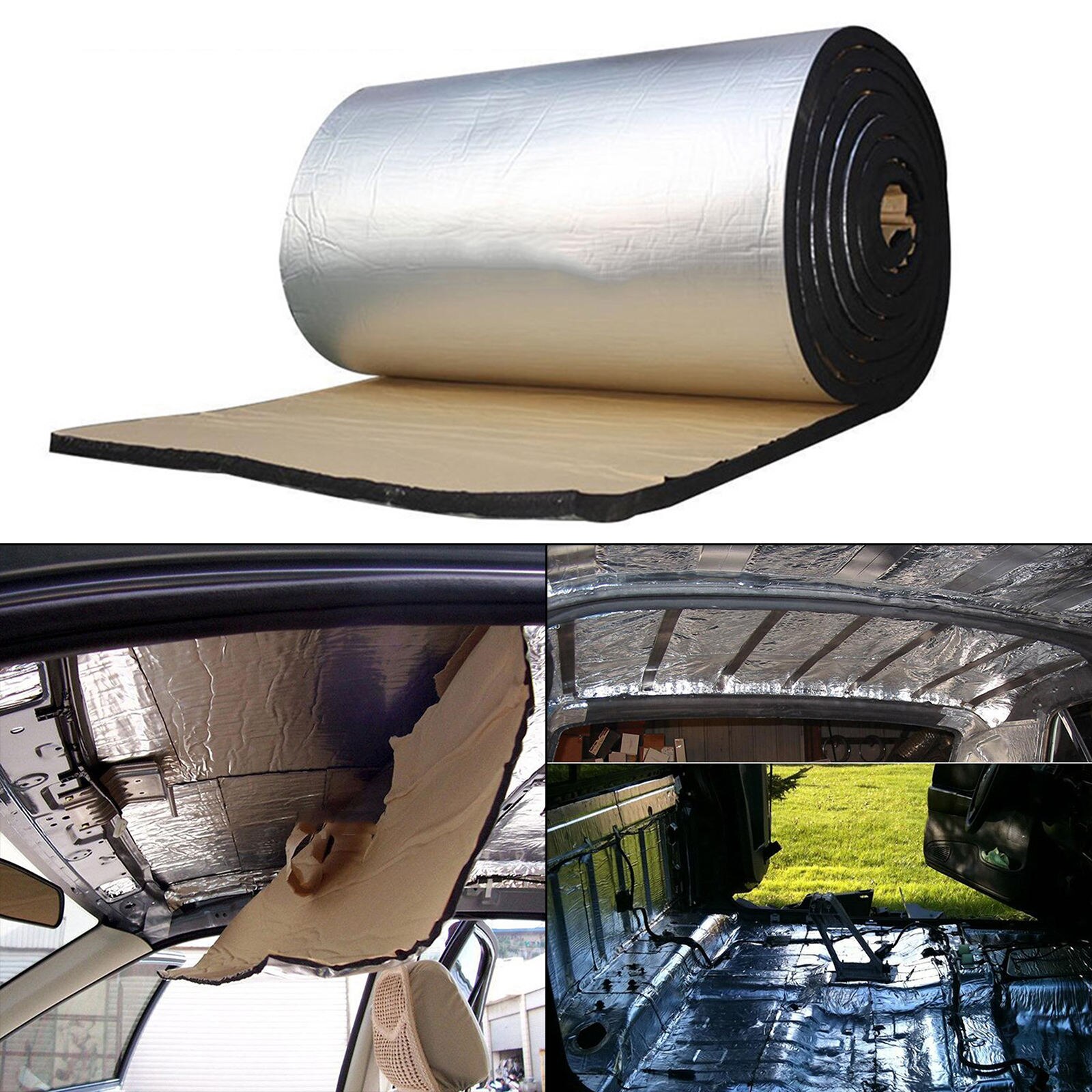 Car Sound Deadener Mat Sound-proof Heat Thermal Noise Bonnet Deadening for Hood Engine Sound Absorption Auto Parts