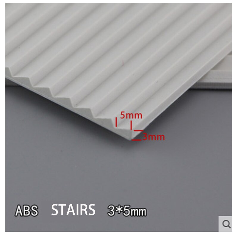 ABS plastic DIY Miniature Landsape stairs for model Layout ABS model stairs board CC model store: C
