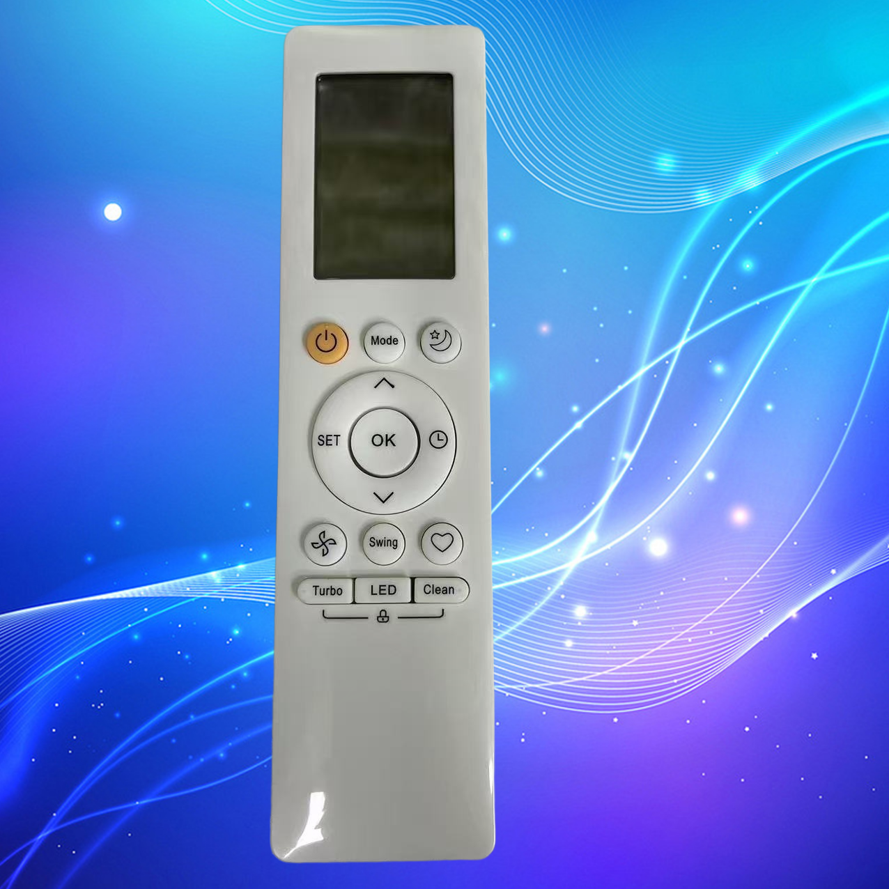 Nuovo RG10B(B)/BGEF per Midea AC A/C Telecomando RG10B(E2) RG10A/A1(B2S)/BGEF RG10L1(C2HS)/BGEF Telecomando per condizionatore d'aria: Cielo Blu
