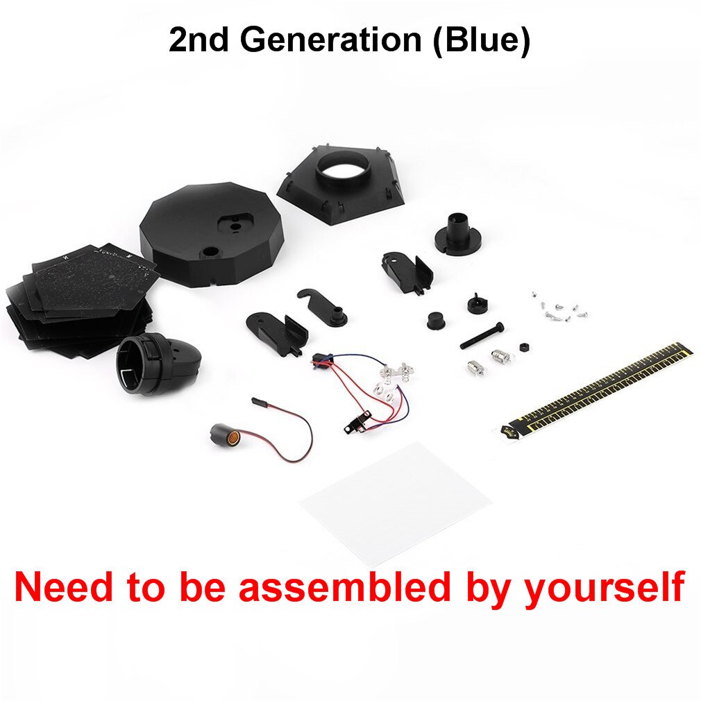 ICOCO Celestial Star Astro Sky Cosmos Night Light Projector Lamp Starry Bedroom Romantic Decor 2nd/5nd Generation: Blue light