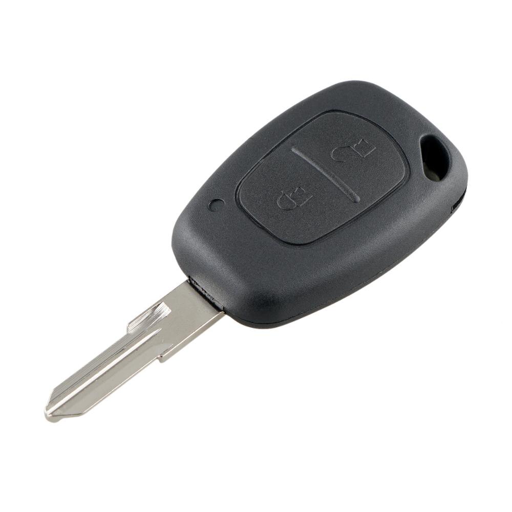 Qwmend Voor Renault Sleutel Shell 2 Knoppen Afstandsbediening Sleutelhanger Case Voor Vauxhall/Opel Vivaro/ Renault Movano Trafic renault Kangoo