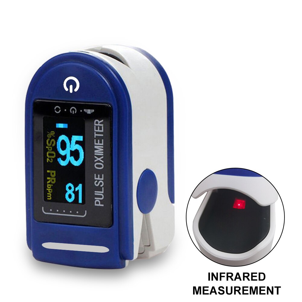 Replaceable battery Non-contact Infrared Forehead Thermometer Fast measure PortableBlood oxygen saturation heart rate oximeter