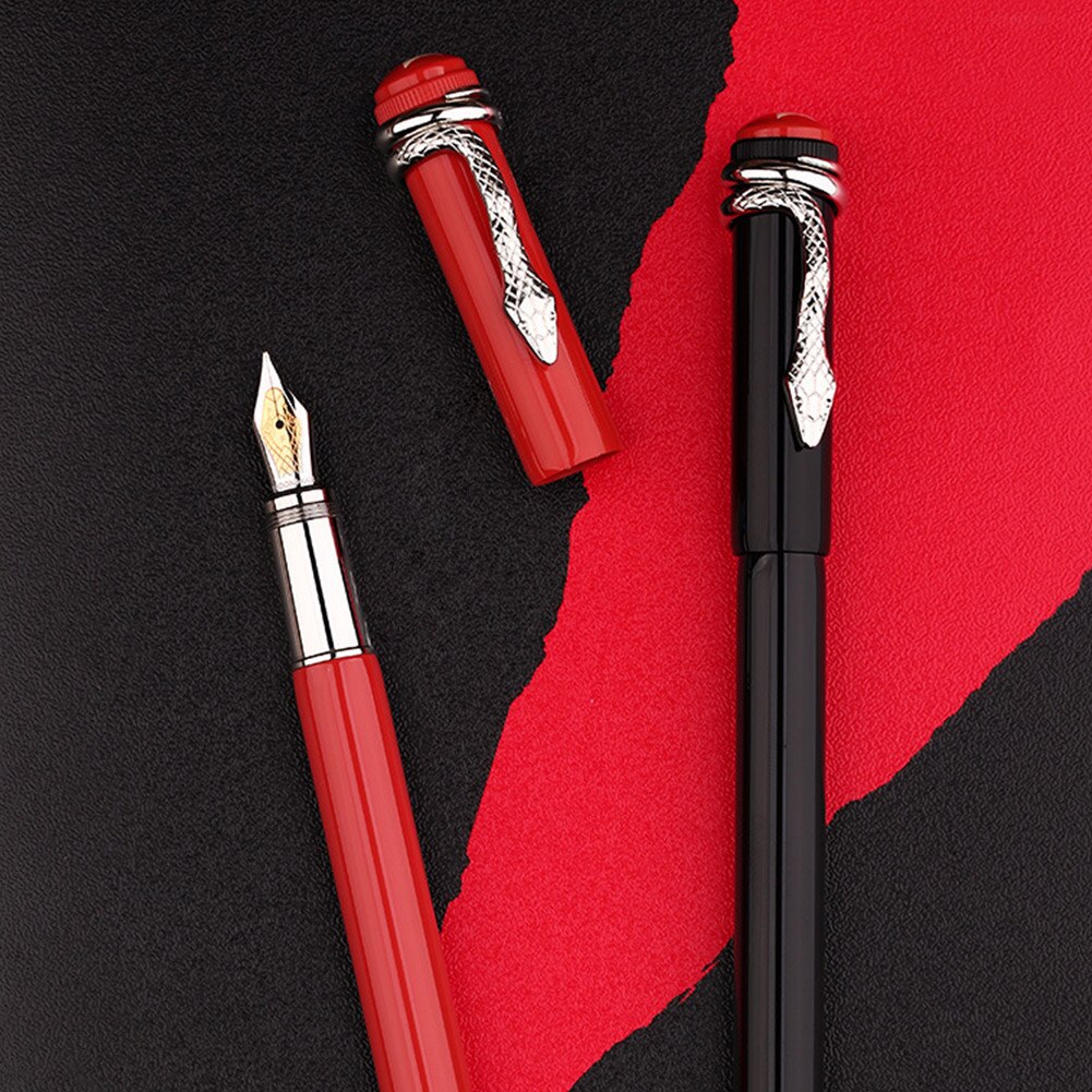 Bolígrafo De Metal Moonman F9 absorbente de tinta suave para oficina, negocios, escritura, estudiante, papelería clásica de lujo, , serpiente araña