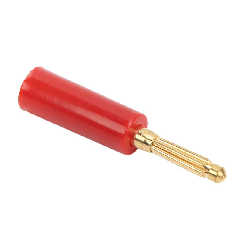 Fiches de câble de haut-parleur, sans soudure, solide, résistant aux courts-circuits, fiche banane ABS + laiton, bonne conductivité, 7 broches, pour la maison