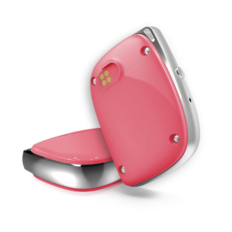 MT70S 2G uso portátil Mini dispositivo de seguimiento personal con GPS niños GPS y GSM (LBS) y WIFI 7 días en espera localizador GPS dispositivo de seguimiento para niños: Rosa