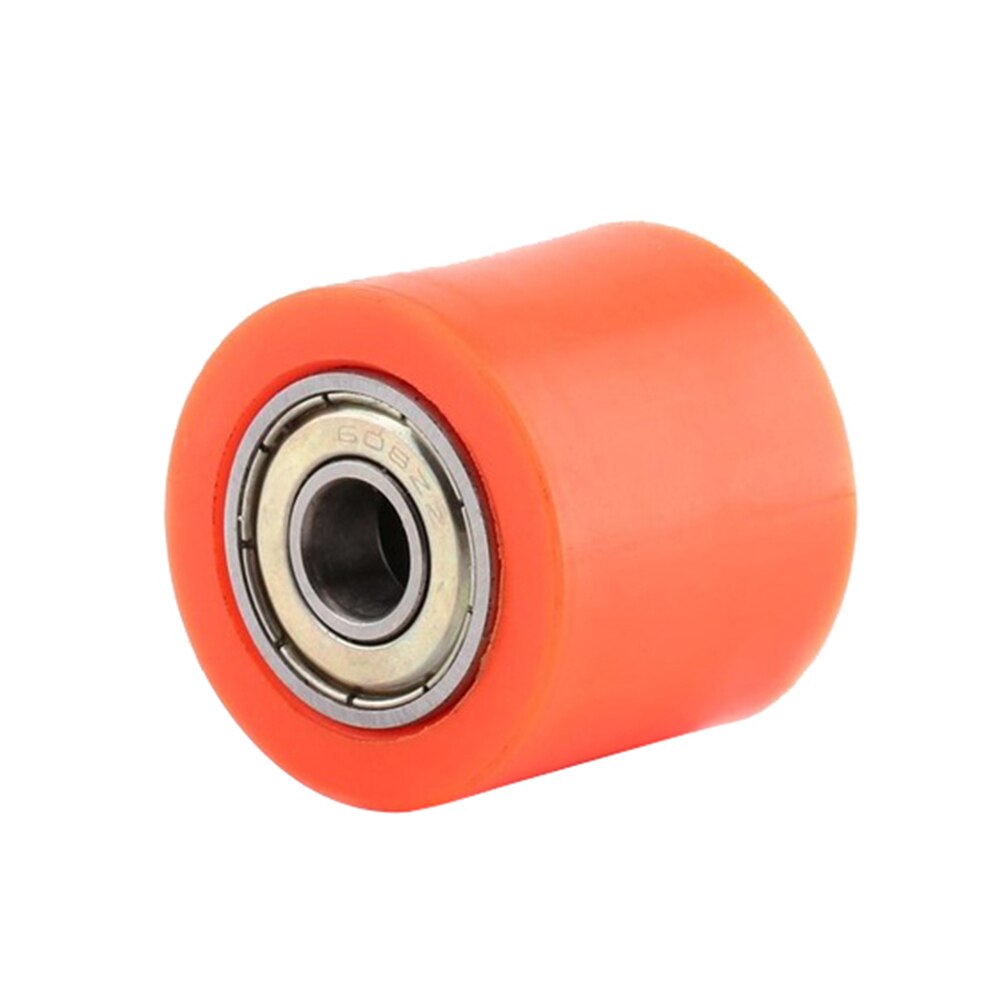 10mm kedjeolja motorcykel motocross atv kedja remskiva roller slider hjulstyrning spännare cepillo cadena motorcykel kedjeolja: Orange
