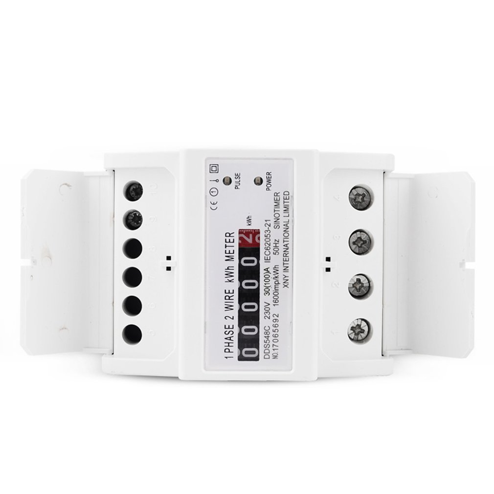 Medidor de energia digital, trifásico, com 2 fios, ac 380v, 5-100a, para medição de custo de eletricidade