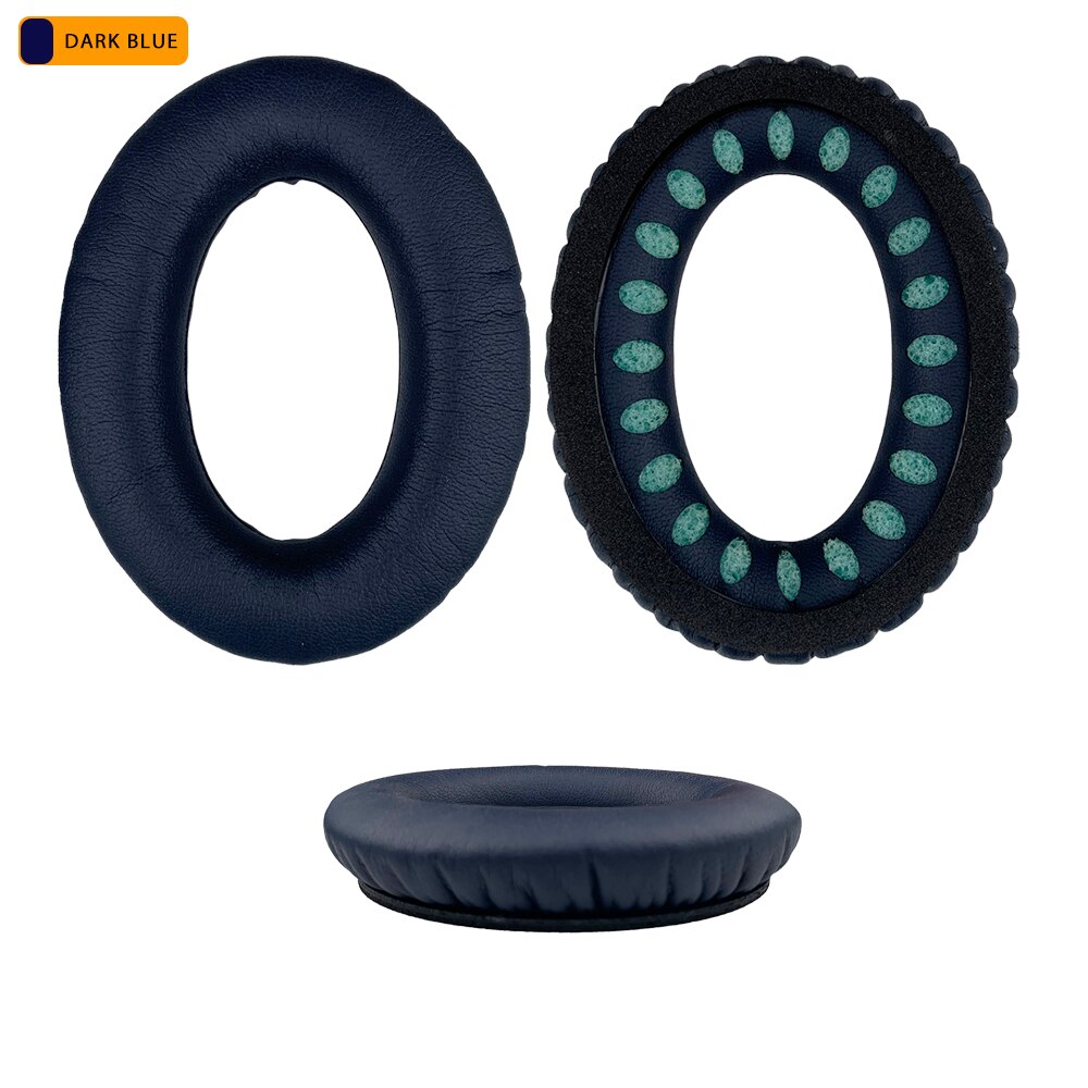 Nullmini vervangende leren oorkussens voor bose quietcomfort  qc35 qc35ii hoofdtelefoon hoofdband oorkap