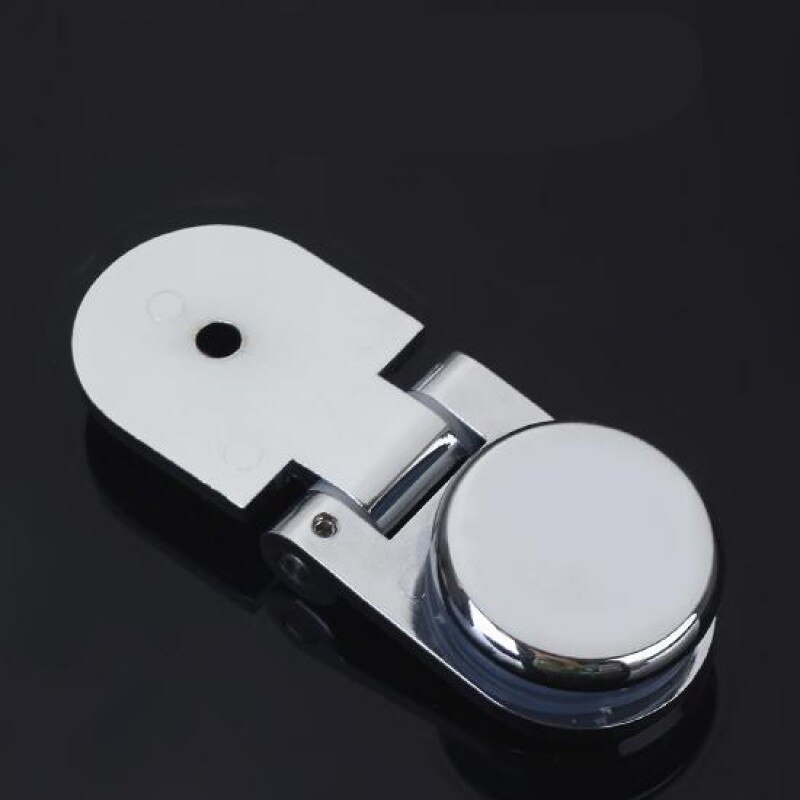 Zinc alloy glass fix clamps 6-12mm glasplate Bilateral Clip door hinge for cupboard cabinet connection holder Furniture hardware