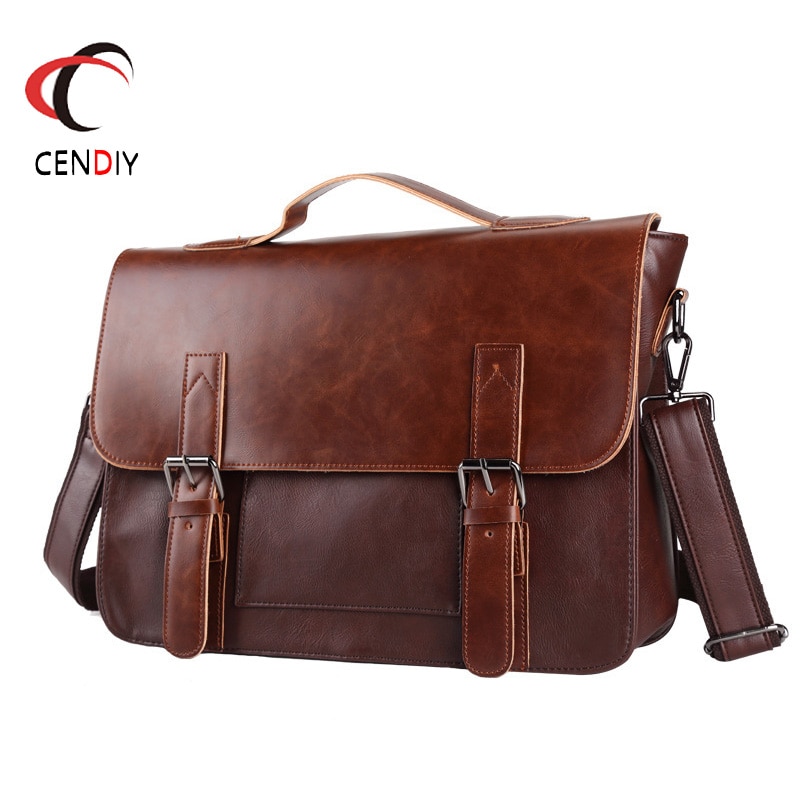 Brand Men Briefcase Shoulder Bag Messenger Bags Casual Business Laptop Briefcase Male Brand Simple Crossbody Bags