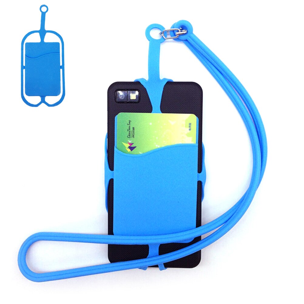 1Pcs Siliconen Lanyard Case Cover Houder Telefoon Ketting Riem Voor IPhone6 6 S 7 7P 7 Kleuren