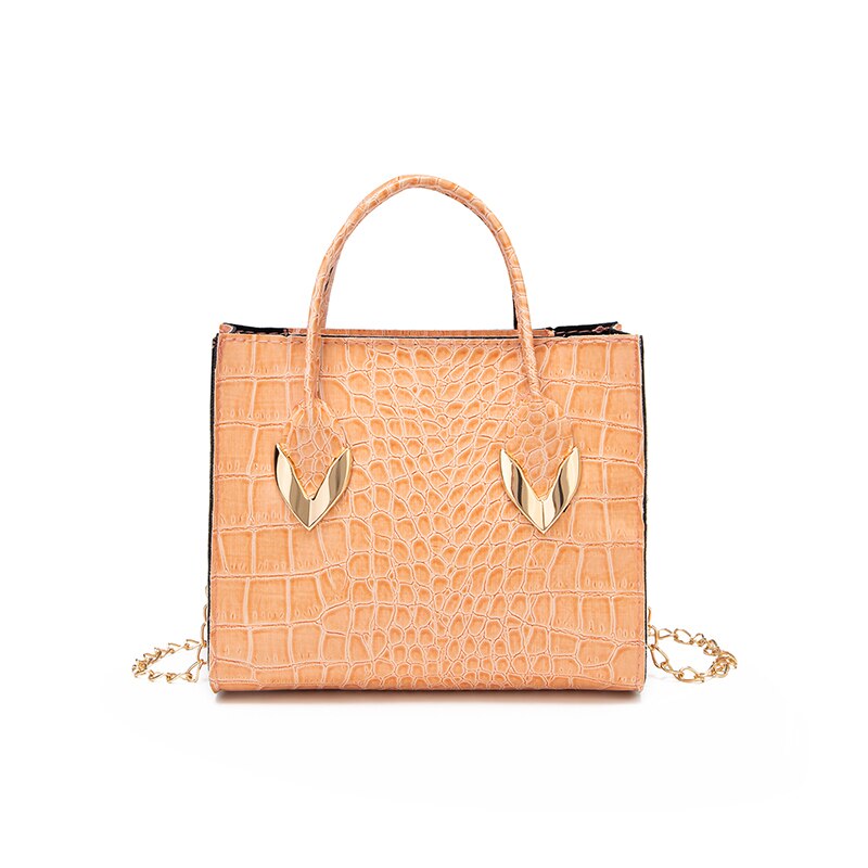 Personality Daily Small Bag Lady PU Magic Color Rhombus Single Shoulder Bag Multi-Function Messenger Bag Women Handbag: Orange