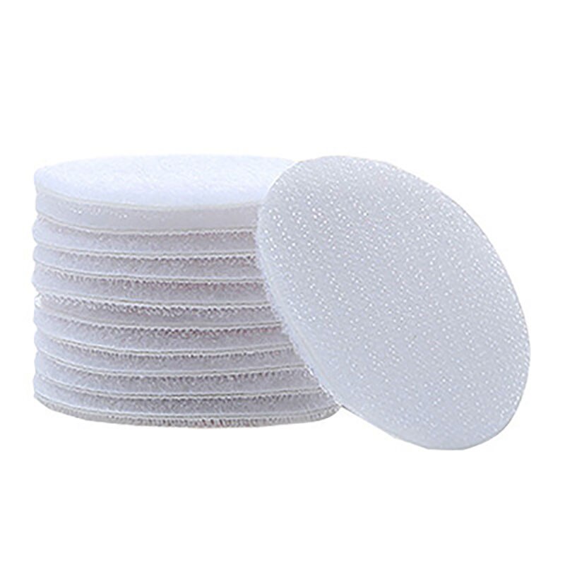 10 Paren/partij Sterke Zelfklevende Klittenbandsluiting Tape Nylon Sticker Adhesive Sluiting Haak Loop Met Lijm Voor Diy: White circle 10