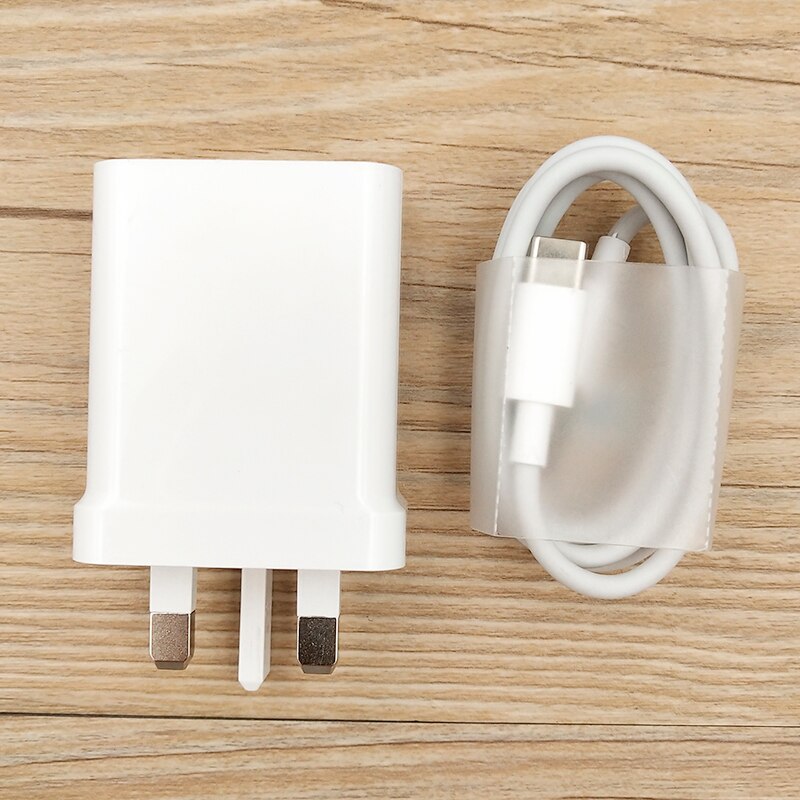 Oryginalna ładowarka USB Huawei 10V 4A Supercharge 5A typ C kabel do Mate 20 30 40 RS Honor 50 30 Nova 8 7 se P50 P40 Pro +: UK add cable