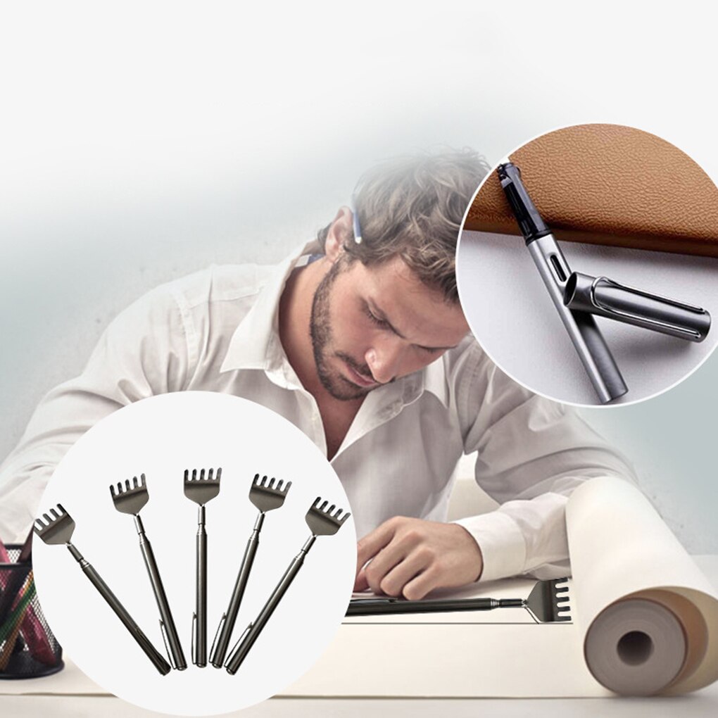 Portable Adjustable Extendable Telescopic Back Scraper Backbone Scratch Massage Itch Scratch Massage Tools 1-5pcs