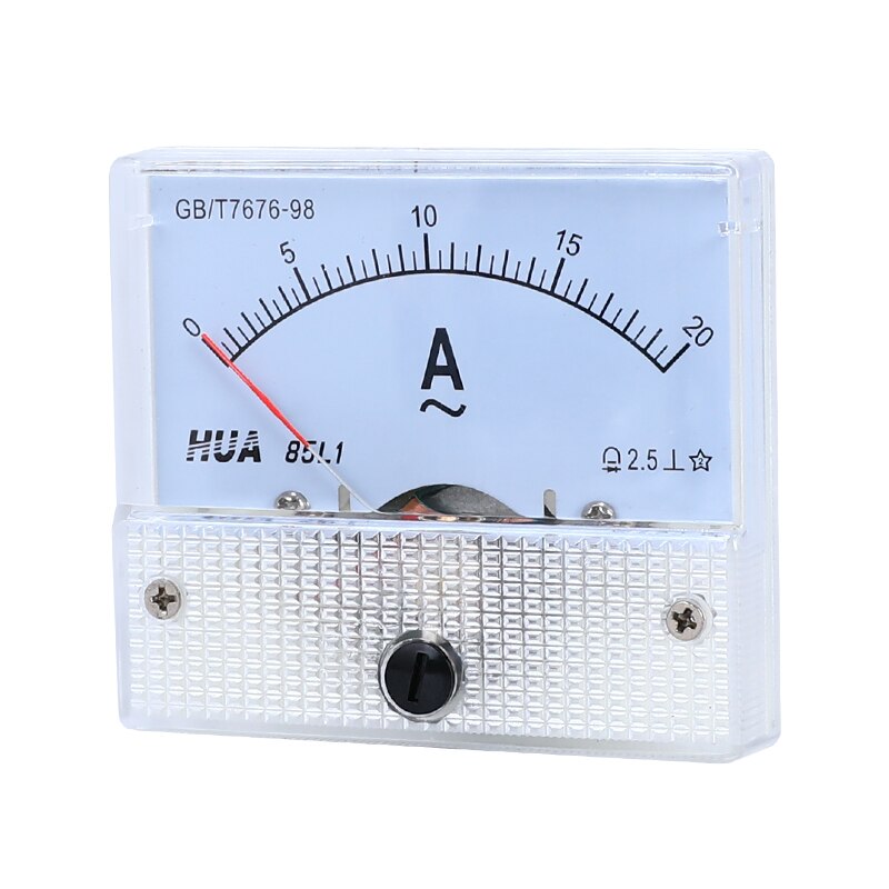 Panneau de compteur de courant analogique 85L1 AC 1A 5A 10A 20A 50A, ammètre de courant mécanique