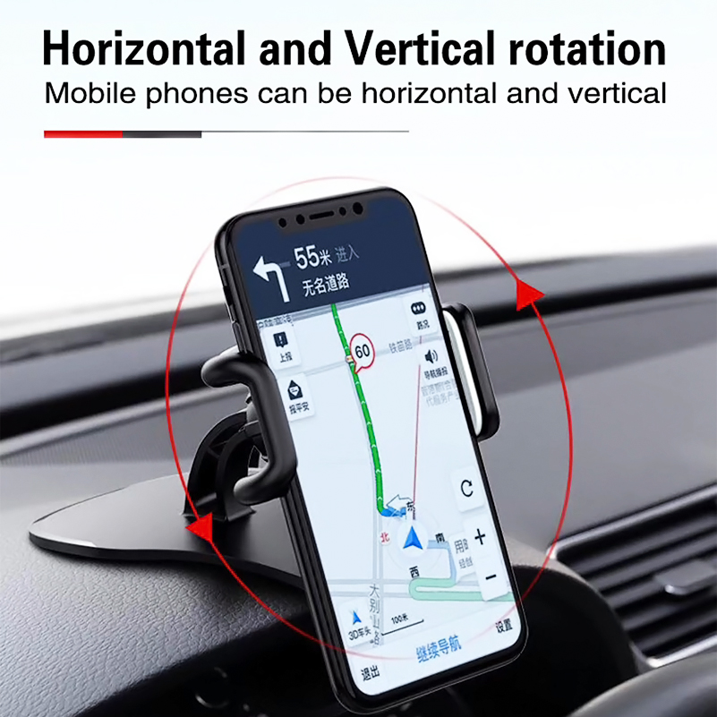 Armaturenbrett Auto Telefon Halfter 360 Grad praktisch Ständer Halfter Griff in Auto Universal- Einstellbar praktisch Halfter Halterung