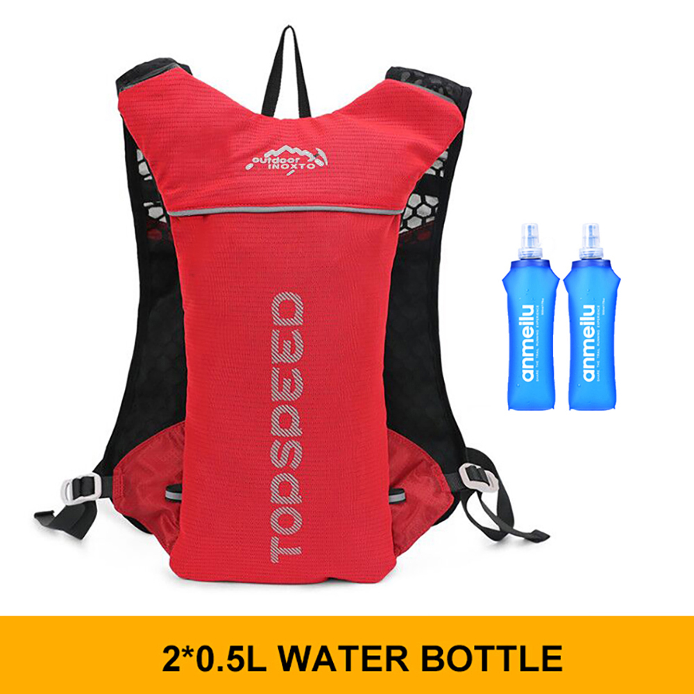 Ultralichte rugzak voor trailrunning, hardloopvest, ademend hardloopvest voor marathons: Gouden kleur