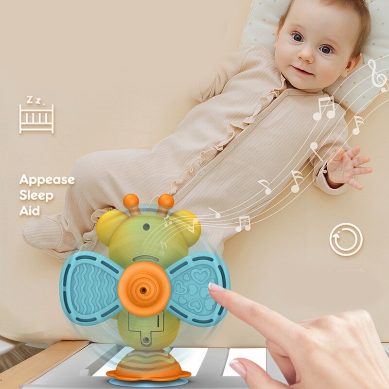 Musical Toys with Soft Bee Wings Light Sound Educational Sensory Development Activity Center Birthday for Toddlers D5QA