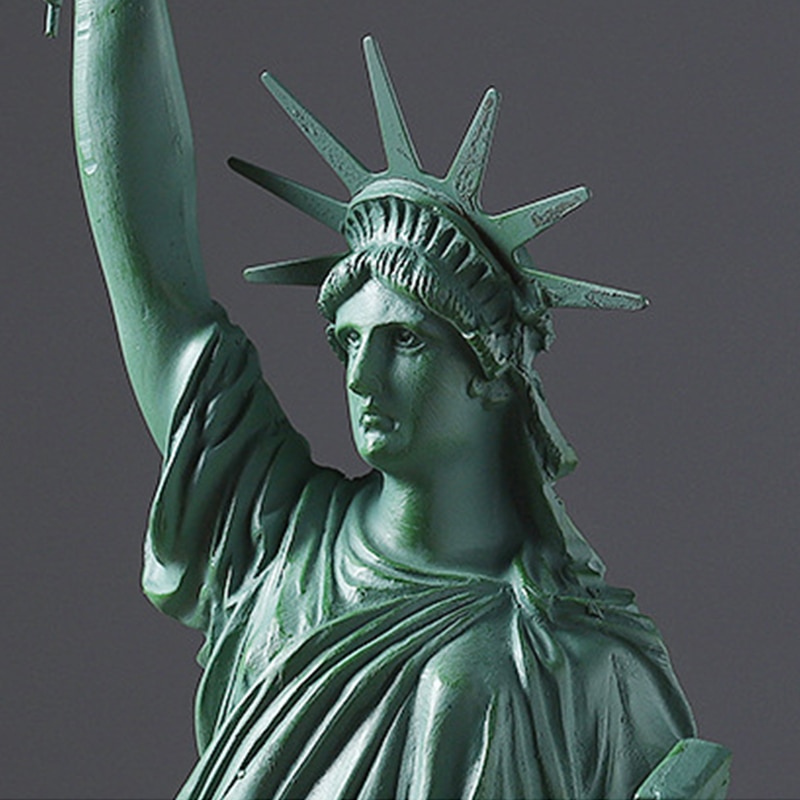 USA Resin Statue of Liberty Model Decoration Living Room Home Decor Office Desktop Decorative Sculpture Modern Art Crafts