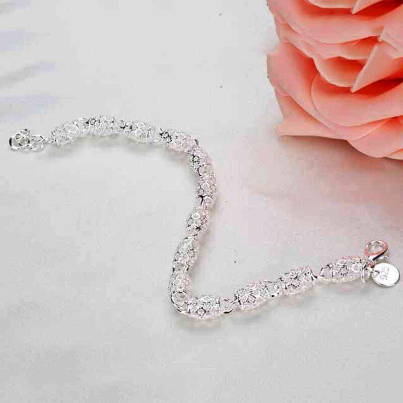 925 Sterling Zilver Creatieve Mode Armband Voor Vrouwen Bruiloft Paar Eenvoudige Geometrische Paert Sieraden Voorkomen Allergie