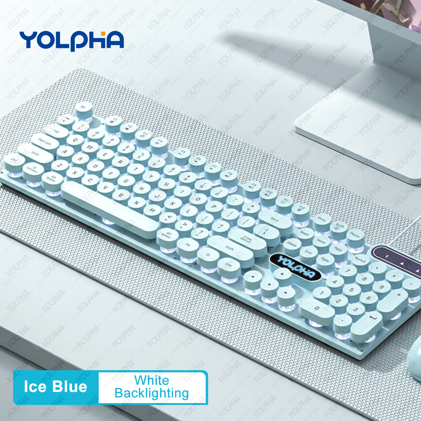 104 toetsen Mechanisch gamingtoetsenbord USB Bedraad RGB-achtergrondverlichting Ademhalingslicht Ergonomisch toetsenbord voor pc Computer Laptop Gamers Kantoor