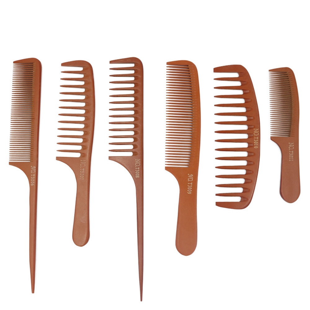 11 Style antistatique peignes de coiffure emmêlés brosses à cheveux droites filles queue de cheval peigne Pro Salon de coiffure outil de coiffure