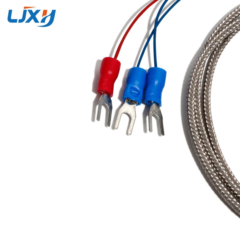 LJXH PT100 Thermocouple Temperature Sensor Probe M8x1.25 Thread Industrial Sensor 5x50mm Probe
