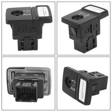 735547937 Geschikt Voor Fiat Pondo 500 Auto Aux Extra Socket Aux Audio Interface Usb/Aux Poort Module Voor 500 Abarth -