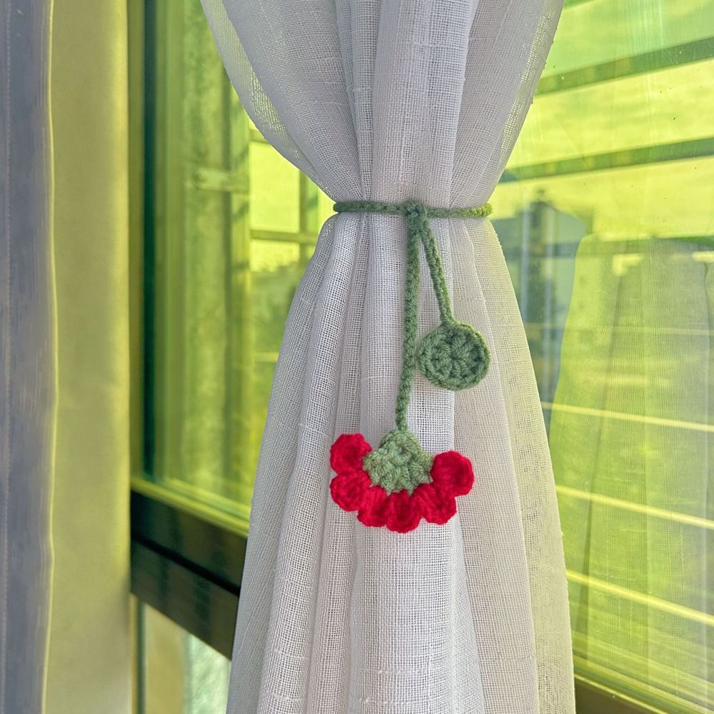 Marcapáginas de punto hecho a mano, colgantes florales únicos de margaritas, marcador de página de cinturón, lector de marcadores de libros de ganchillo,