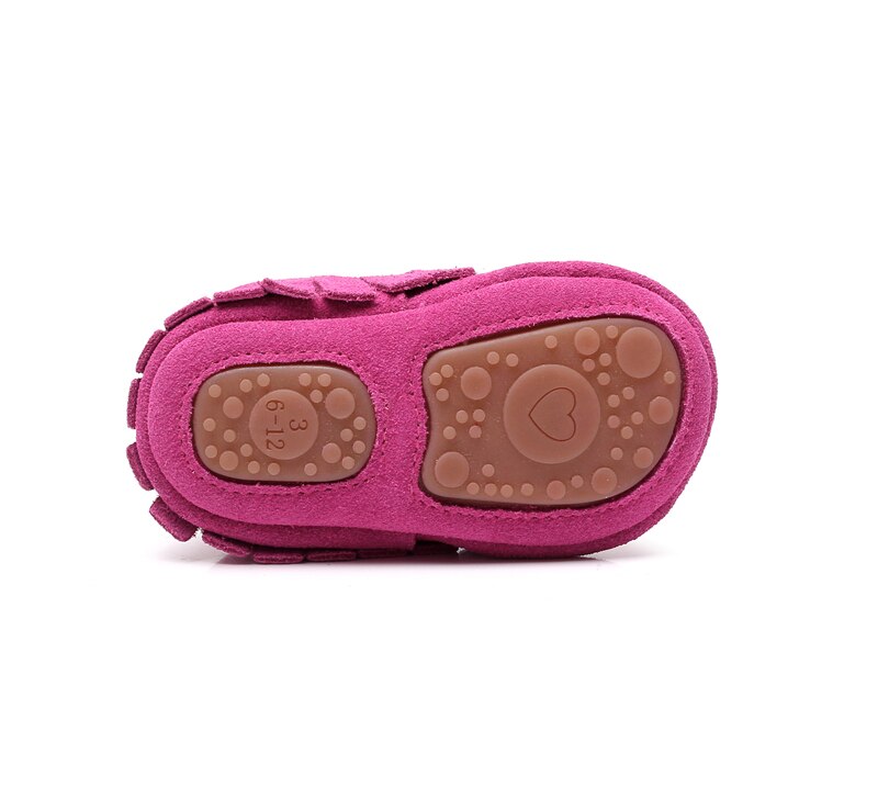 Baby Kleid Schuhe Kleinkind Baby Krippe Schuhe Weiche Sohle Quaste Vor-Wanderer Mokassins Anti-Unterhose Mädchen Lila prinzessin Kleid Schuhe
