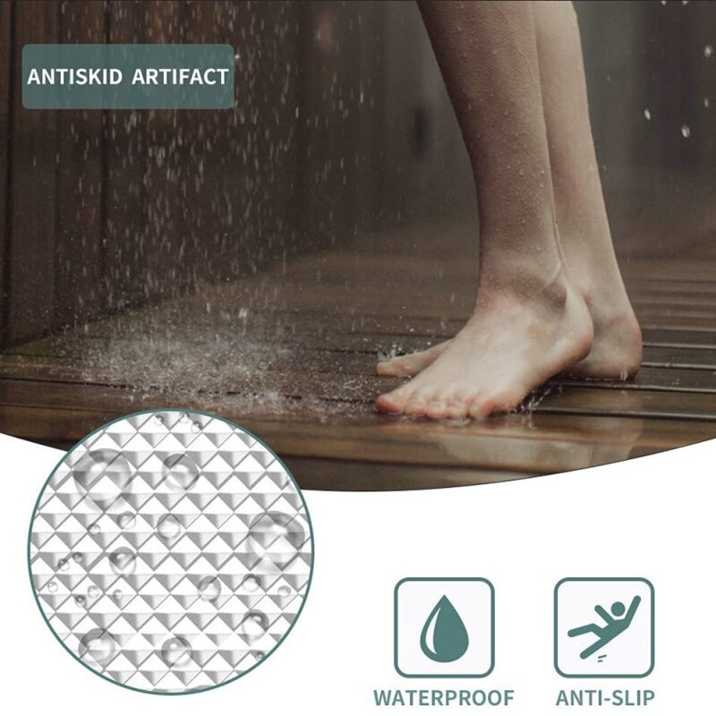 20PCS Bathroom Anti Slip Stickers Bathtub Non-Slip Strip Stair Steps Stickers Waterproof Strong Floor Safety Mat Sticker
