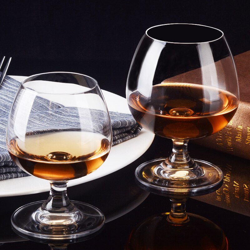 Brandy snifters vinglas högkristallglas kortvinsglas whisky chapagneglas hushållsdryck 2 st